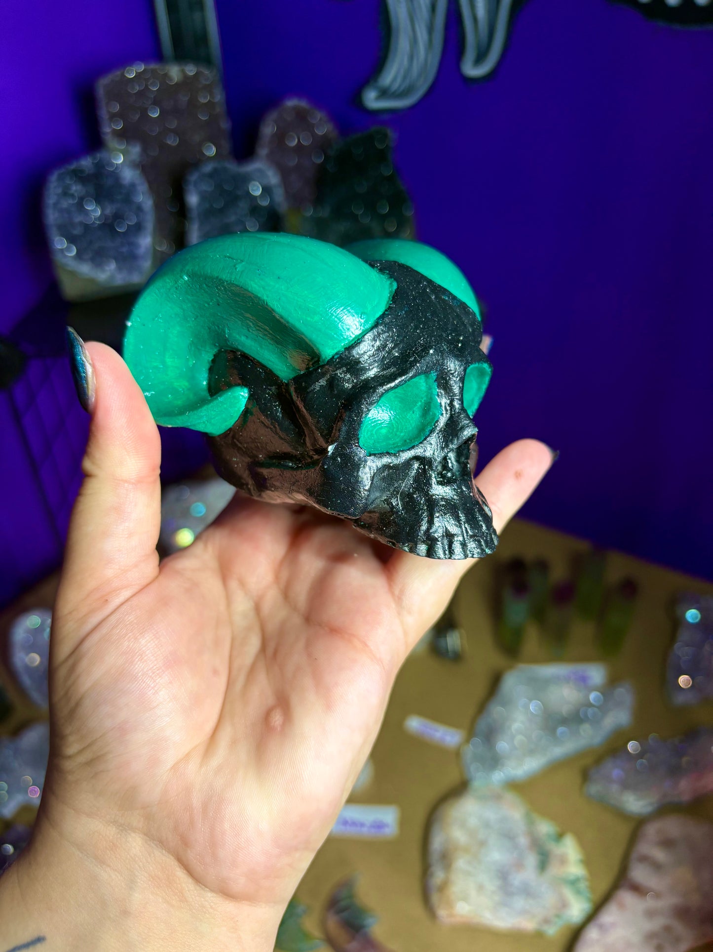 Horned skulls