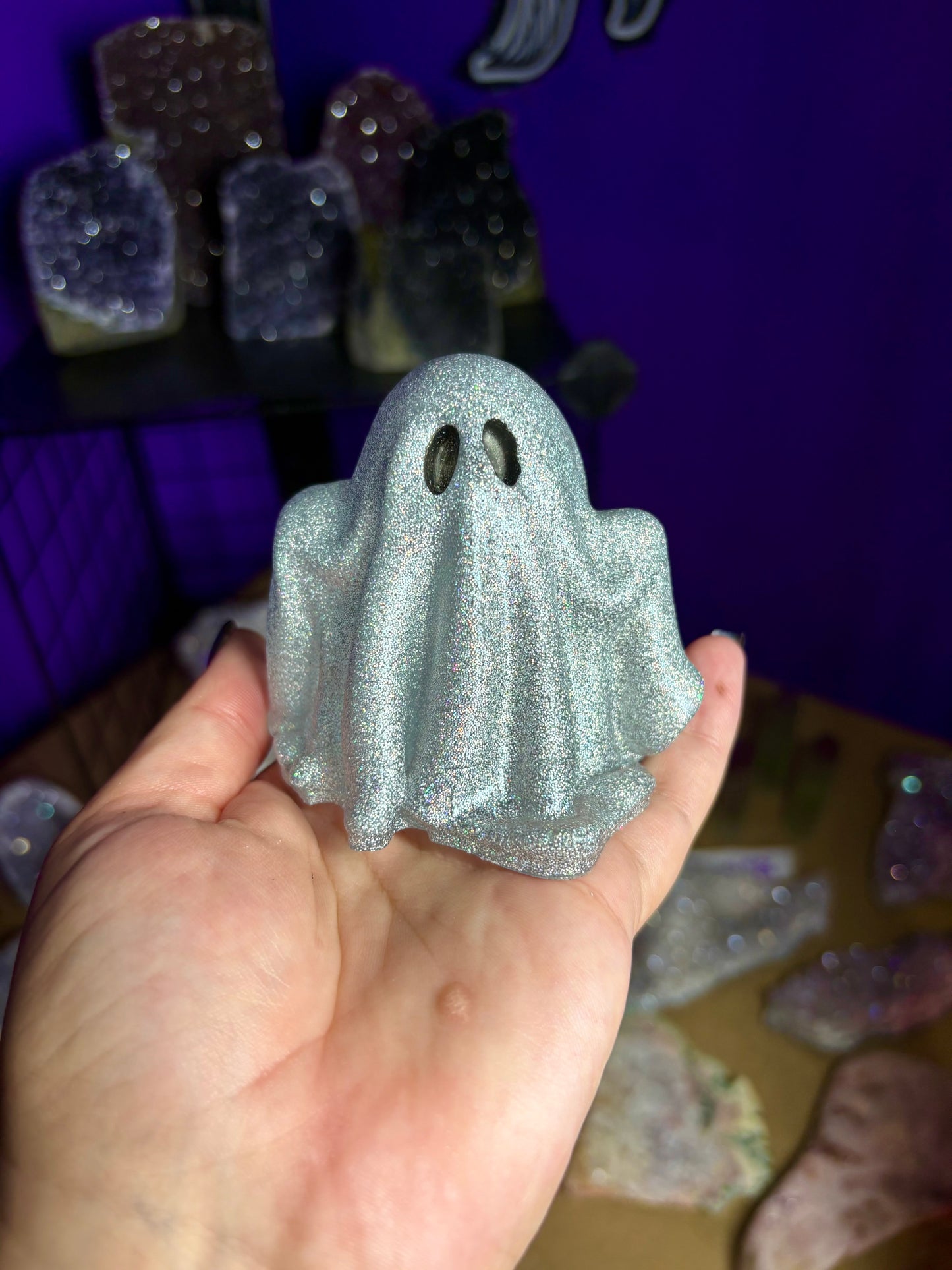 Holographic resin 3D ghost