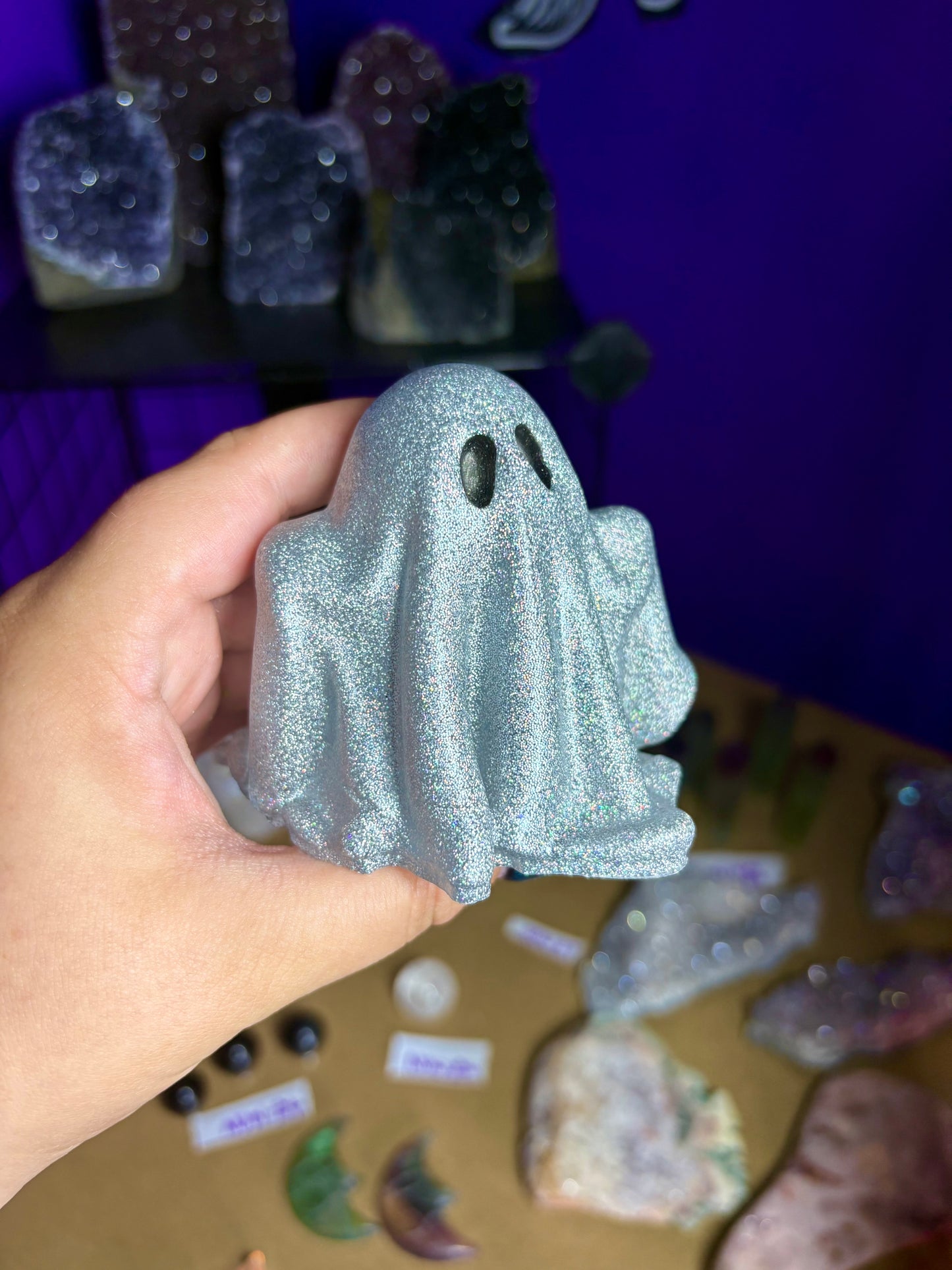 Holographic resin 3D ghost