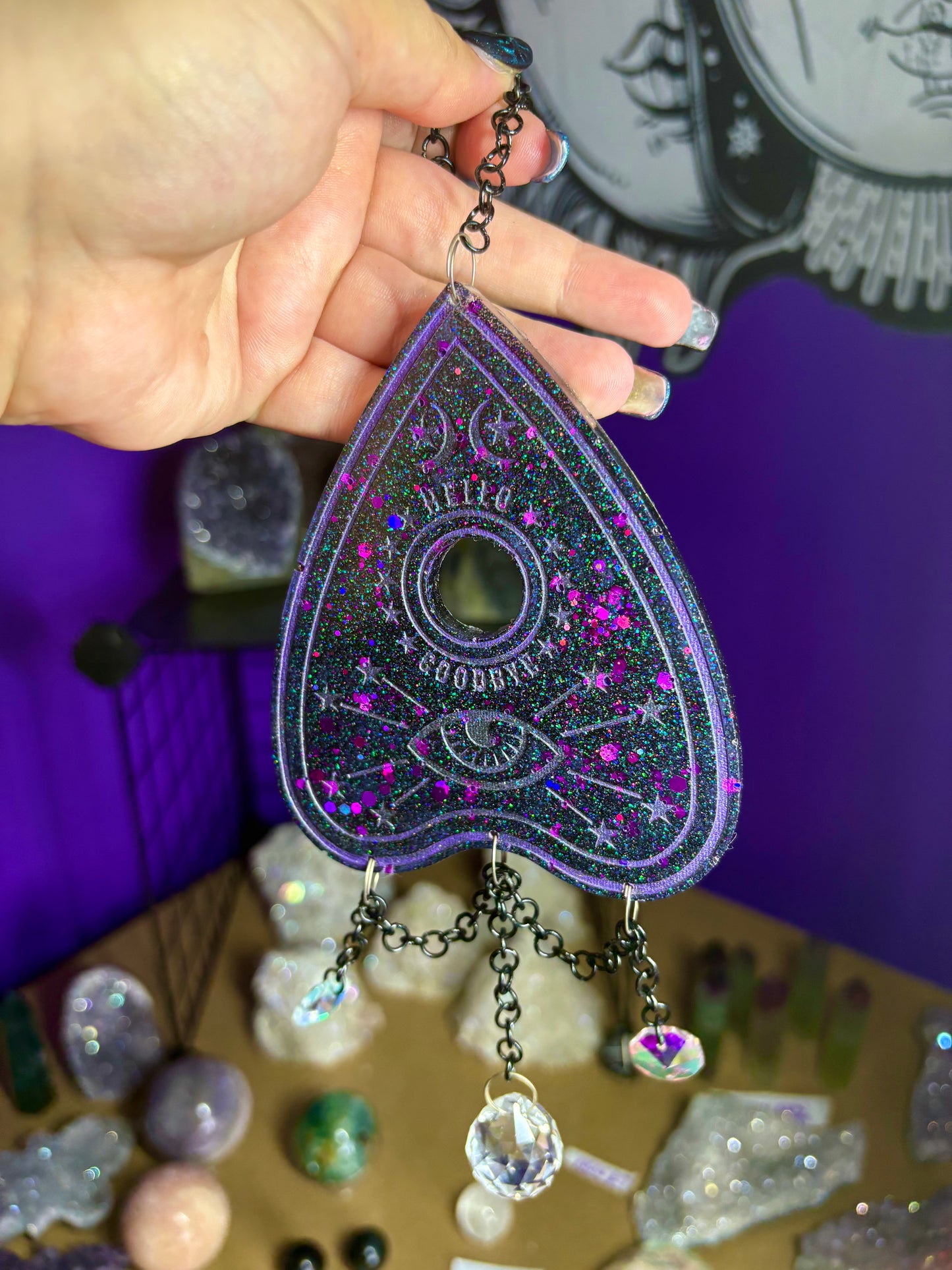 Planchette sun catcher