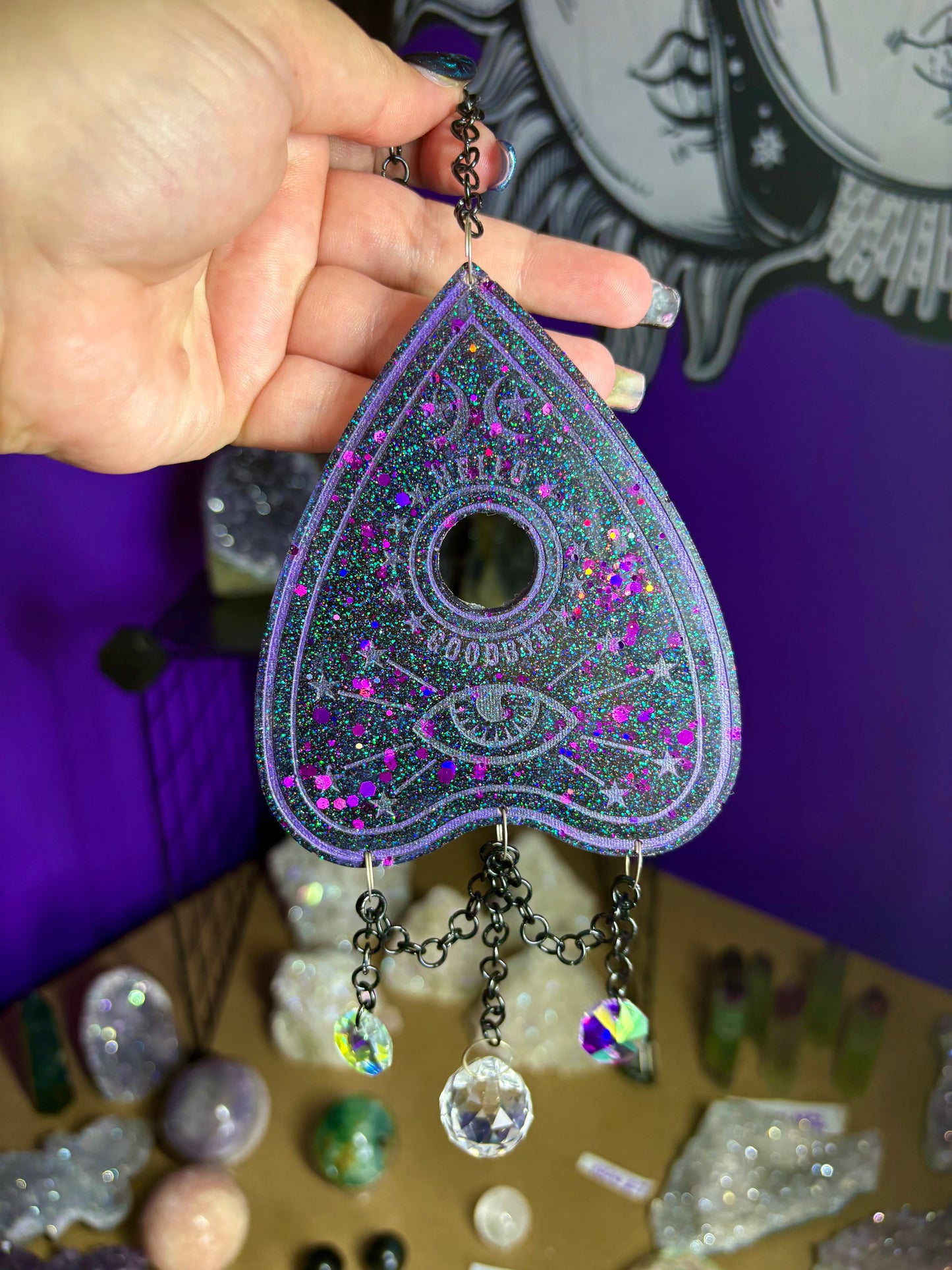 Planchette sun catcher