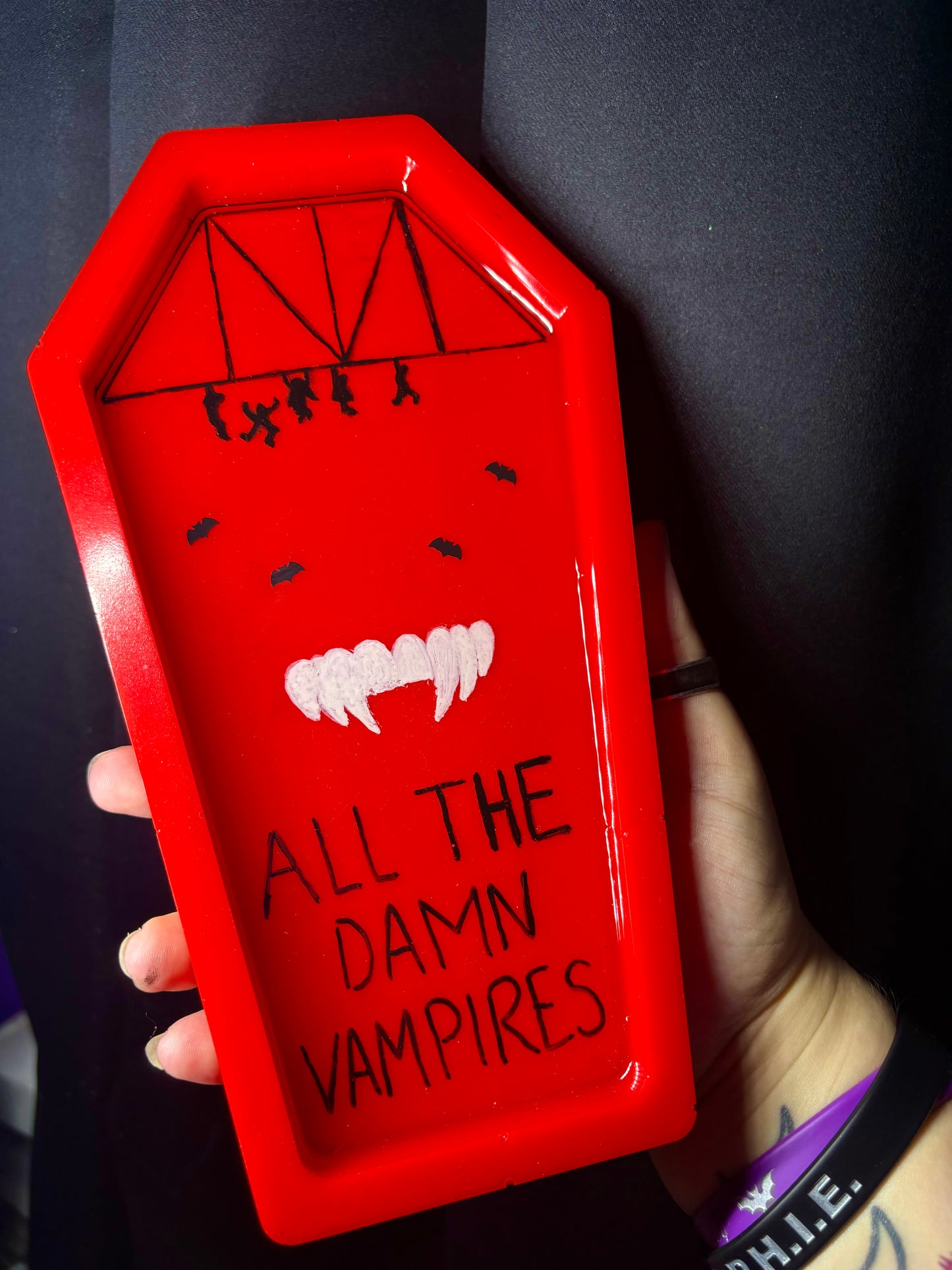 Large lost boys inspired coffin tray