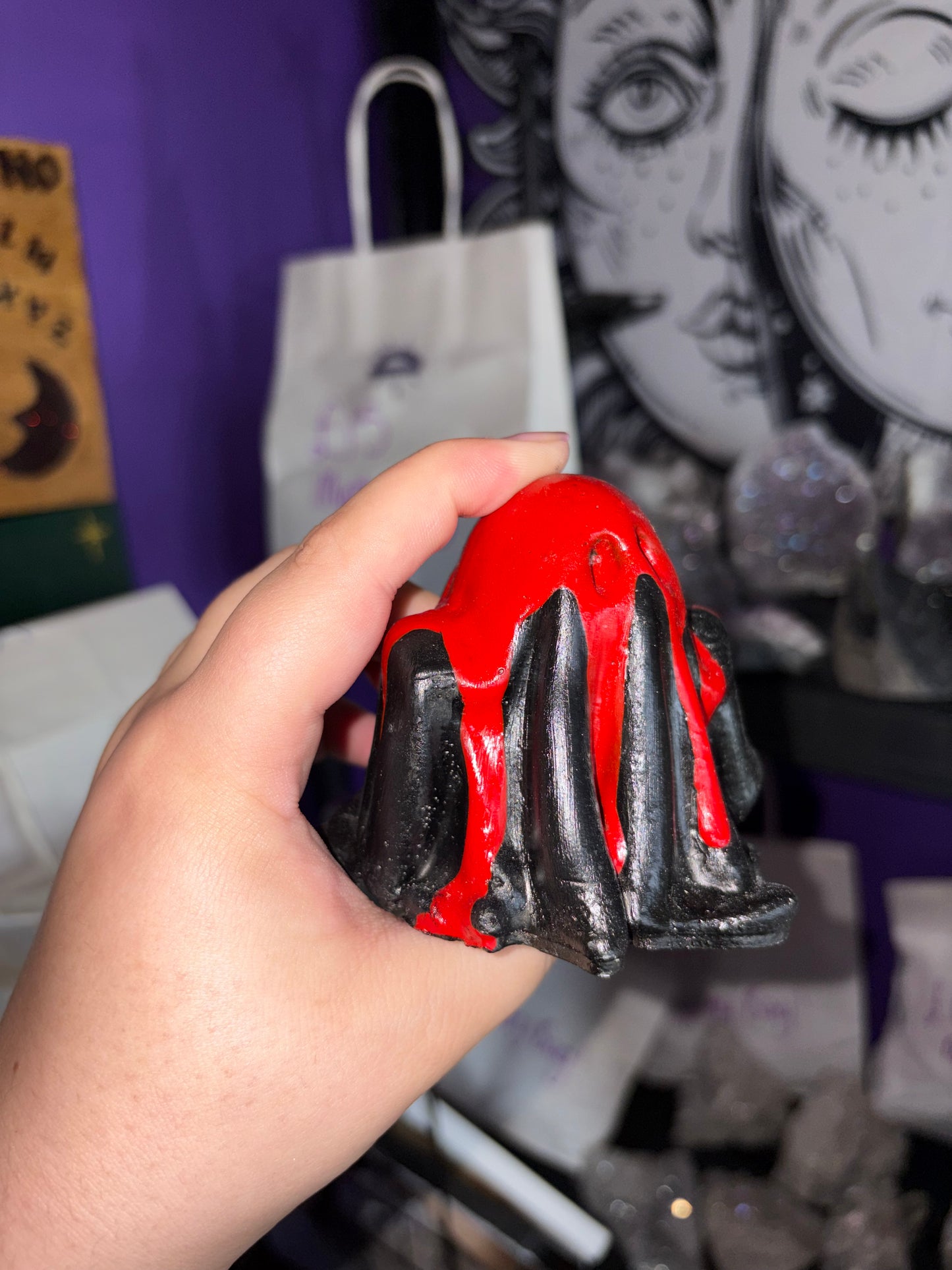 Blood drip resin ghost