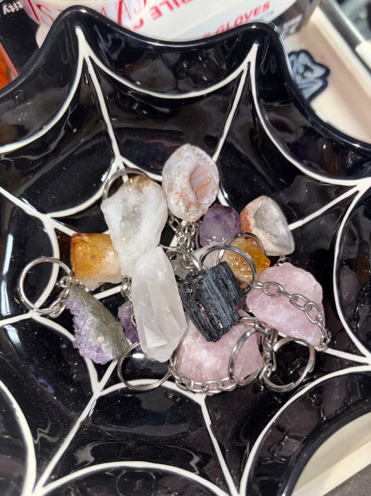 Crystal keyrings