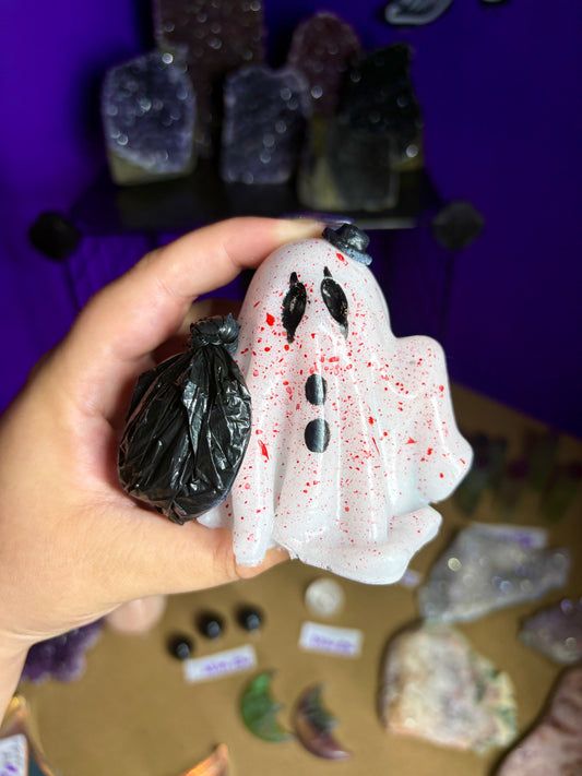 Art The Clown inspired 3D resin ghost
