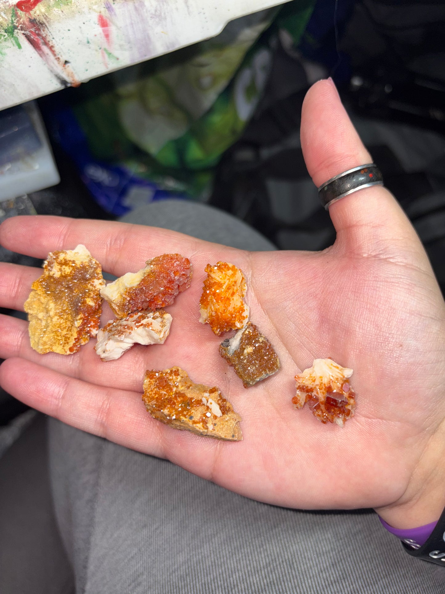 Vanadanite specimens