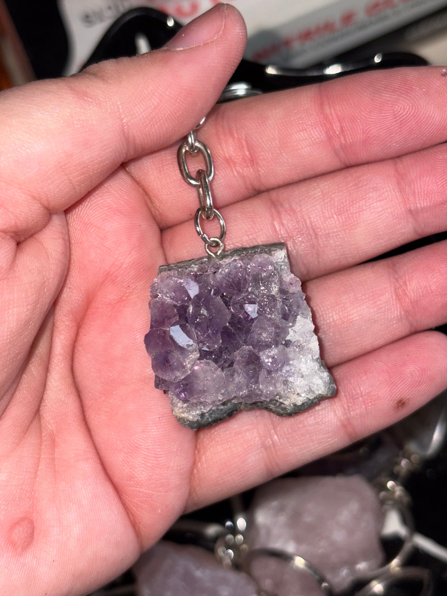 Crystal keyrings