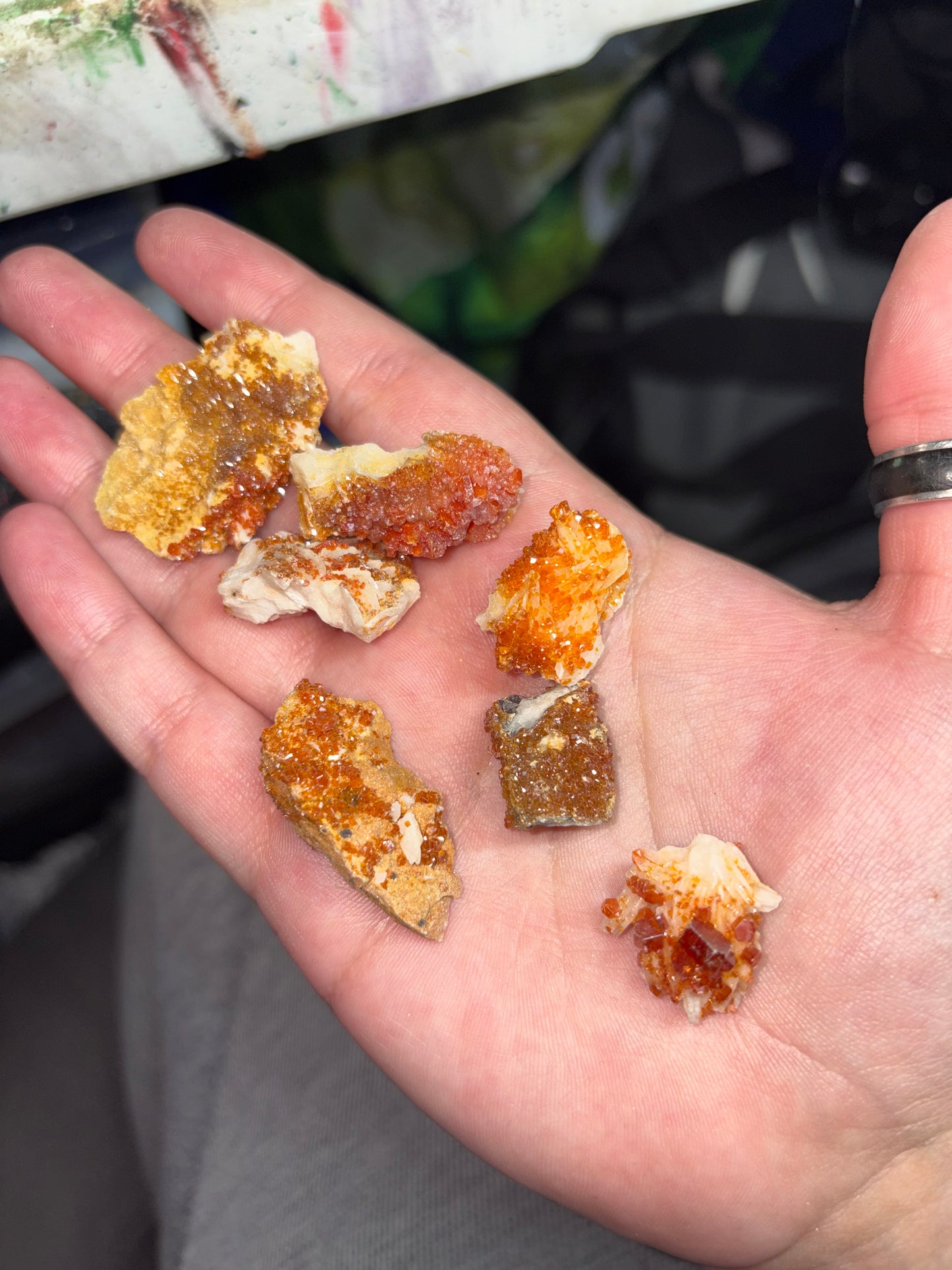 Vanadanite specimens