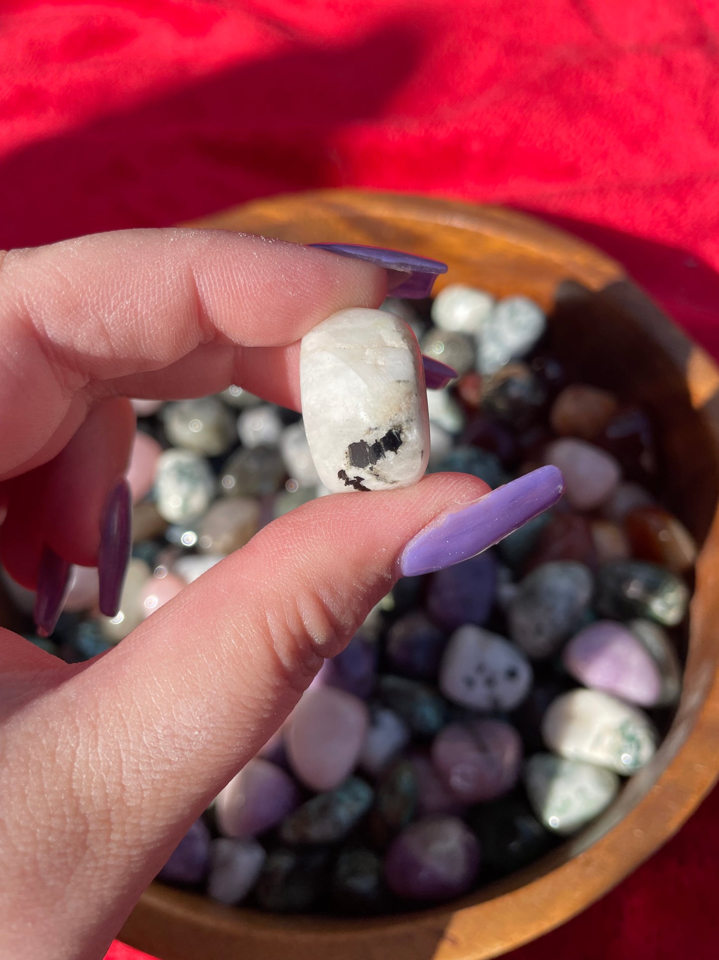 Crystal tumble stones