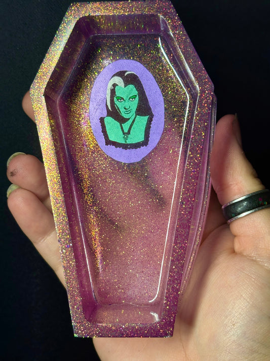 Lily Munster inspired coffin box