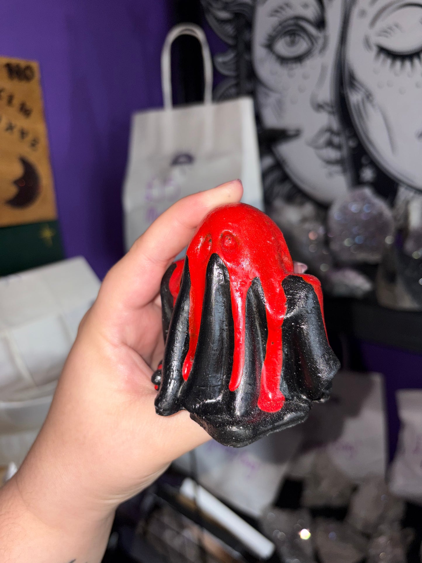 Blood drip resin ghost