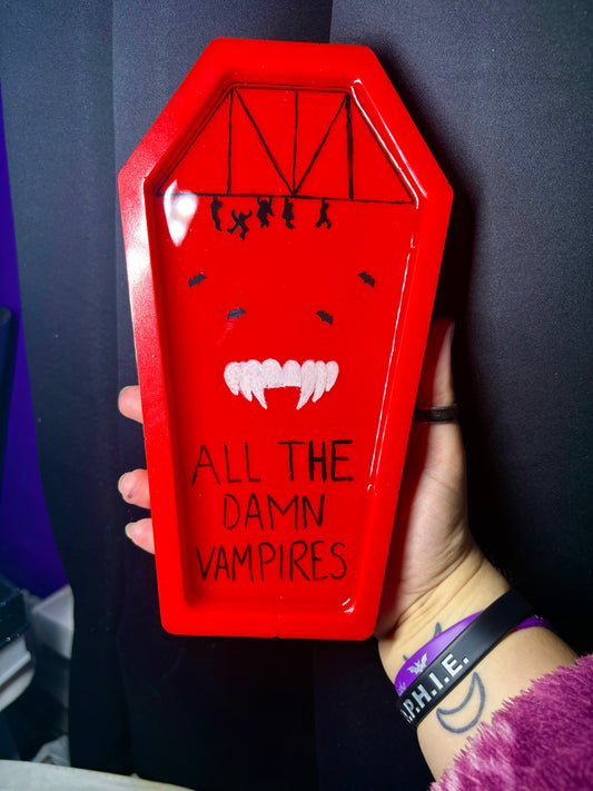 Large lost boys inspired coffin tray