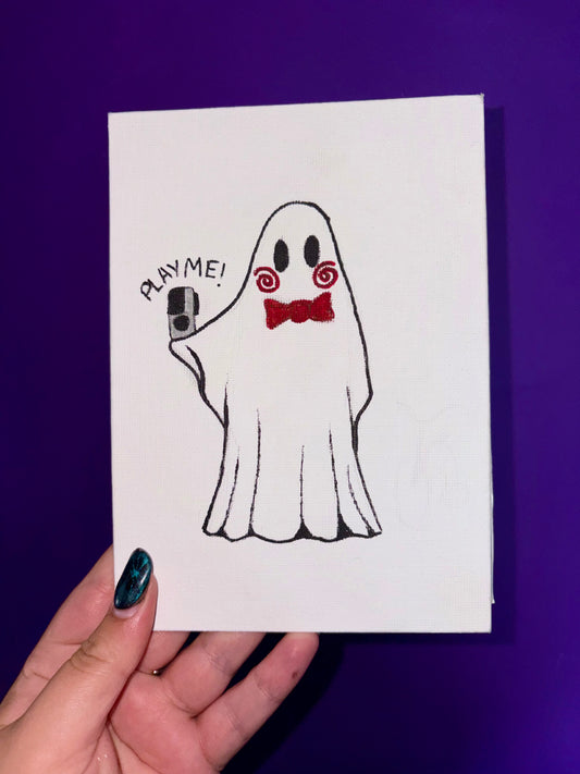 Billy the puppet/SAW inspired ghost painting