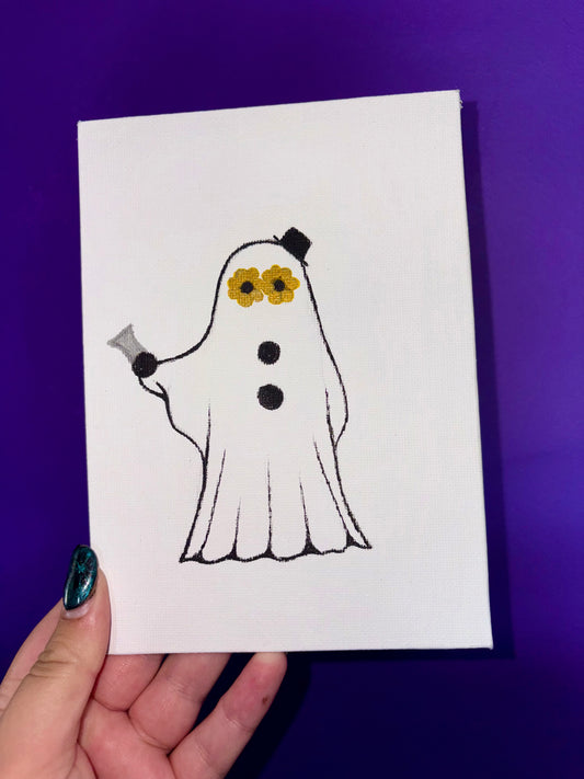Art the clown inspired ghost painting